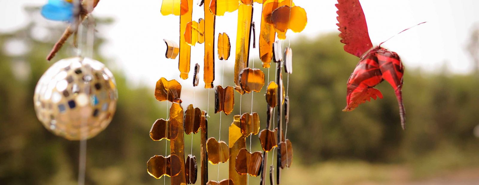 glass Wind chimes
